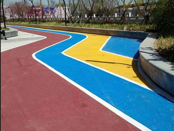 彩色透水混凝土地坪