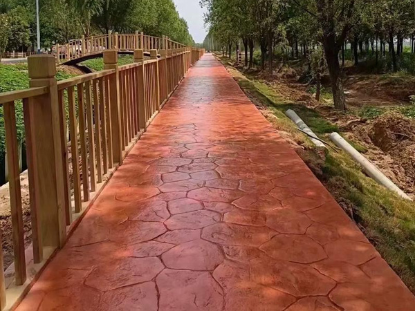 艺术压模压花地坪